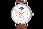 IWC Portofino IW516409 316L Steel Mechanical Movement Brown Leather Strap Watch